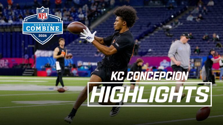 K.C. Concepcion’s 2026 NFL Scouting Combine Workout