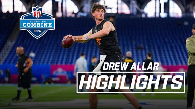 Drew Allar’s 2026 NFL Scouting Combine Workout