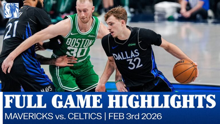 Mavericks Highlights vs. Boston Celtics February 3, 2026