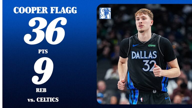 Cooper Flagg (36 Points) vs. Boston Celtics February 3, 2026