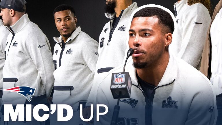 MIC’D UP: Marcus Jones During Super Bowl LX Opening Night Patriots