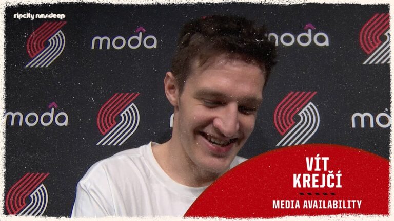 Vít Krejčí Pregame Media Availability vs Phoenix Suns February 3, 2026