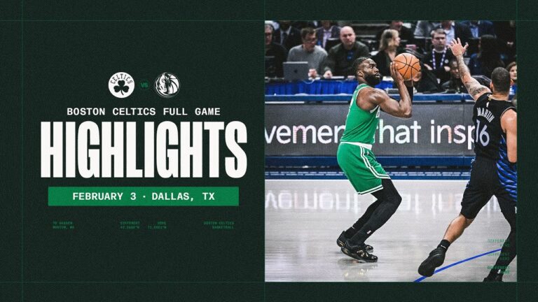 The Boston Celtics Win over the Dallas Mavericks 110-100