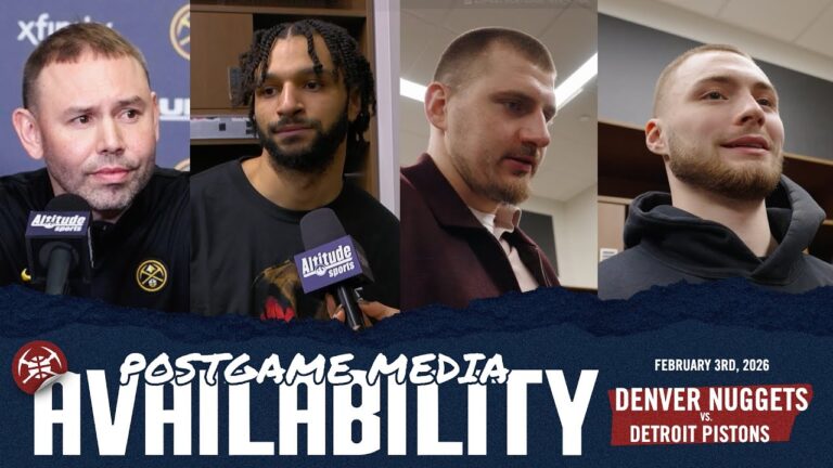 ALL Denver Nuggets Postgame Media vs. DET