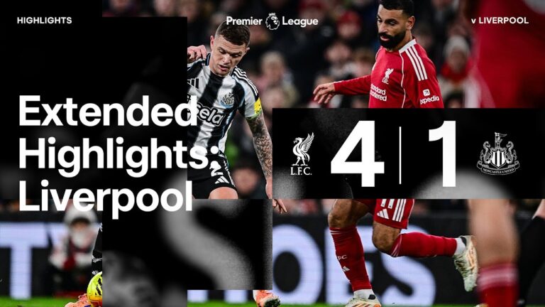 Liverpool 4 Newcastle United 1 EXTENDED Premier League Highlights