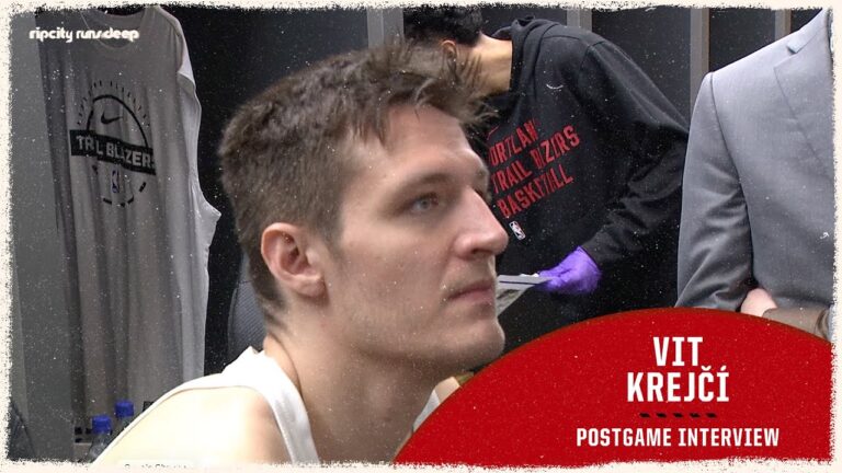 Vít Krejčí Postgame Media Availability vs Phoenix Suns February 3rd, 2026