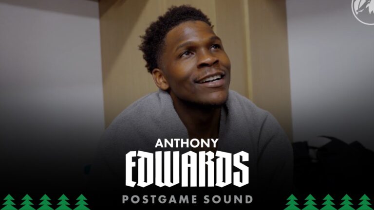 Make The Right Plays For Each Other. Anthony Edwards Postgame Sound 2.1.26