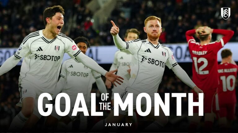 VOTE NOW FOR JANUARY GOTM GOAL OF THE MONTH Reed’s Rocket? Wilson’s freekick?