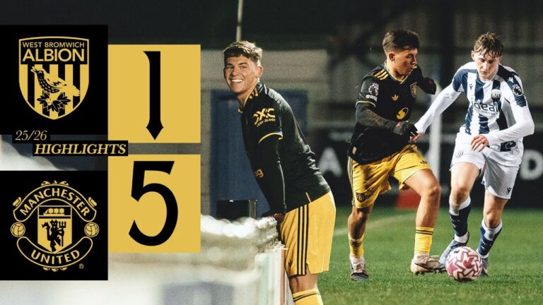 Shea Lacey Hat-Trick! 3 West Brom v Man Utd U21s Highlights