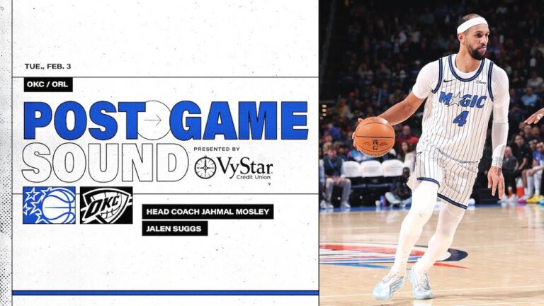 Postgame Sound: Orlando Magic Vs. Oklahoma City Thunder Coach Mose & Jalen Suggs