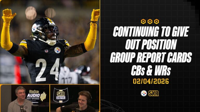 Continuing Position Group Report Cards – CBs & WRs SNR Drive (Feb.4) Pittsburgh Steelers