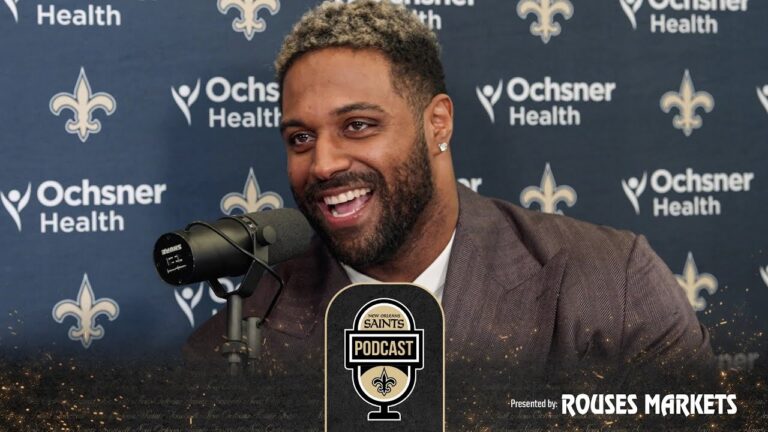 Cam Jordan on Demario Davis’ Legacy, Drew Brees, Shough Saints Podcast on Super Bowl LX Radio Row