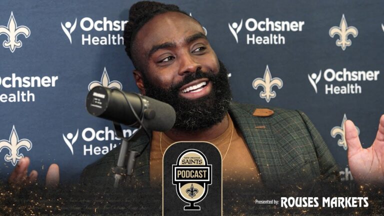 Demario Davis on Drew Brees, WPMOY, New Orleans Saints Podcast on Super Bowl LX Radio Row