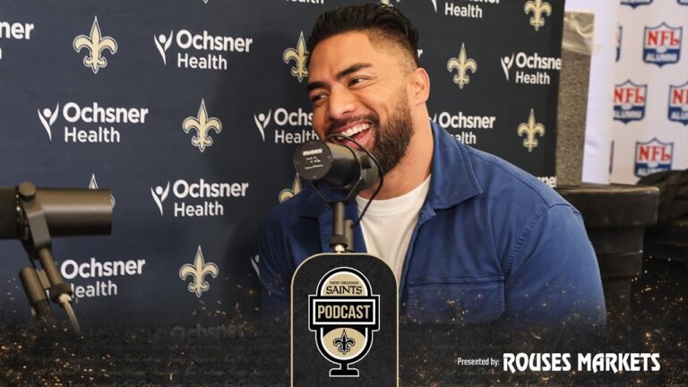 Manti Te’o on Drew Brees’ Leadership, New Orleans Saints Podcast on Super Bowl LX Radio Row
