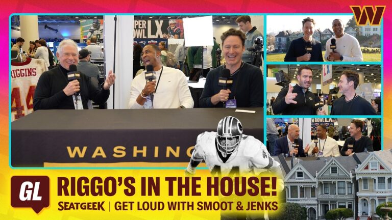 Super Bowl Champions Get Loud on Radio Row and More Smoot on the Street! Commanders NFL