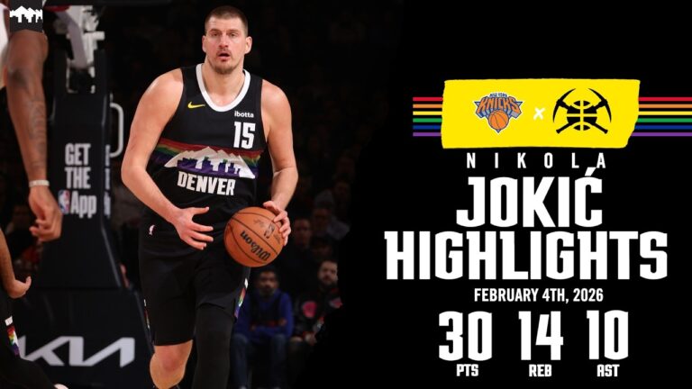 Nikola Jokić MAKES HISTORY With Triple-Double Highlights vs. NYK