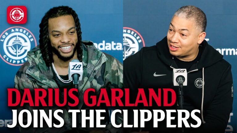 Darius Garland Introductory Press Conference LA Clippers