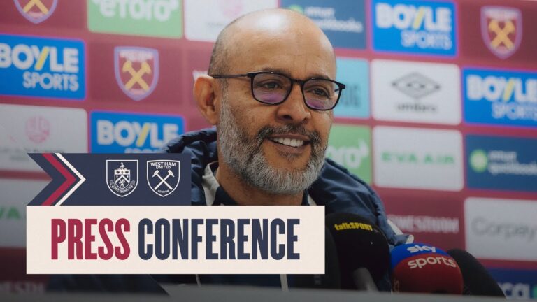LIVE: Nuno Espírito Santo’s Press Conference Burnley v West Ham