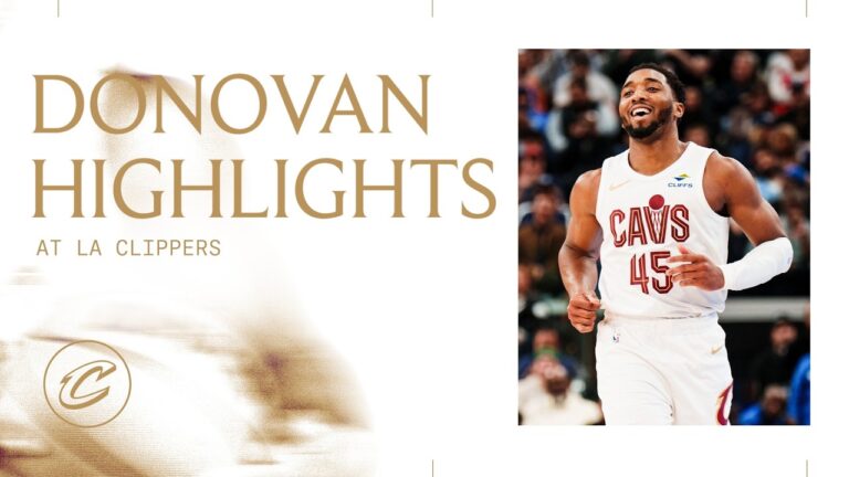 Cavs at Clippers Donovan Mitchell Highlights 02.04.2026