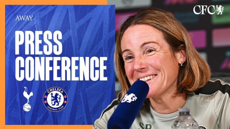 BOMPASTOR Press Conference Tottenham vs Chelsea WSL 05 02 26 CFCW 25 26