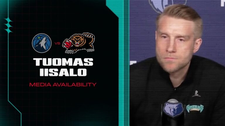 Tuomas Iisalo Press Conference Grizzlies vs. Timberwolves