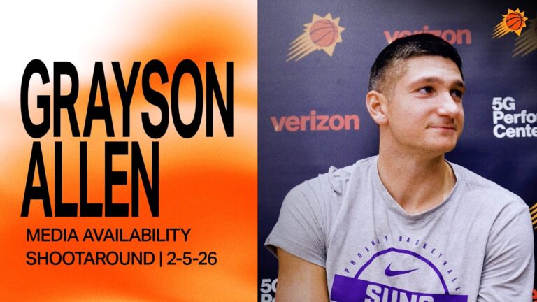 2-5-26 Phoenix Suns Shootaround Media Availability: Grayson Allen
