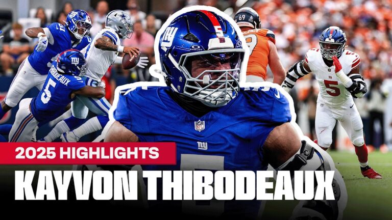 Kayvon Thibodeaux Top 2025 Season Highlights New York Giants