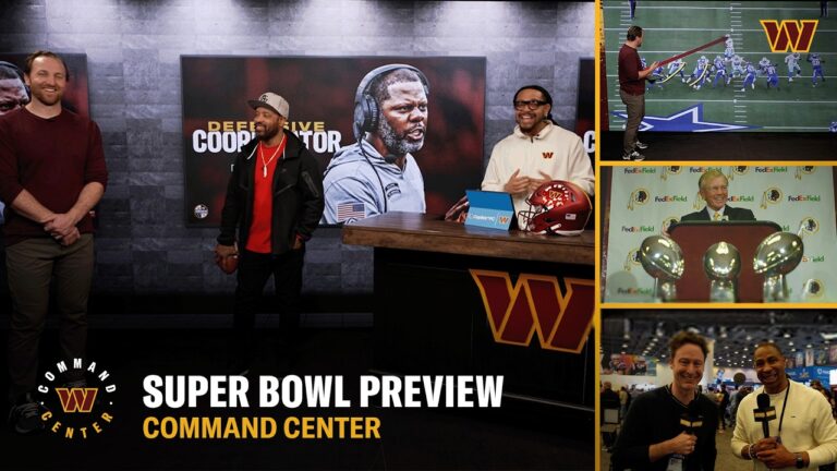 Daronte Jones Breakdown Star at Pick 7? Super Bowl Preview Command Center Washington NFL