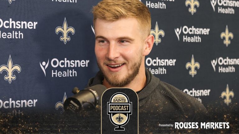 Tyler Shough talks Rookie of the Year, New Orleans Saints Podcast on Super Bowl LX Radio Row