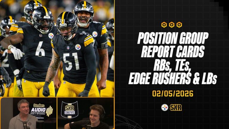 Position Group Report Cards – RBs, TEs, Edge Rushers & LBs SNR Drive (Feb.5) Pittsburgh Steelers