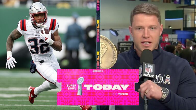 Which RB Will Have a Bigger Impact? Christian McCaffrey, Jaxson Dart Join Super Bowl Today