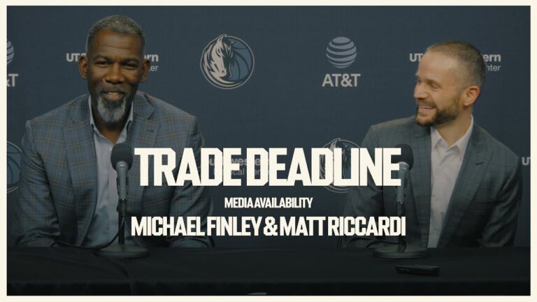 25-26 Trade Deadline Media Availability Michael Finley & Matt Riccardi 2 5 26