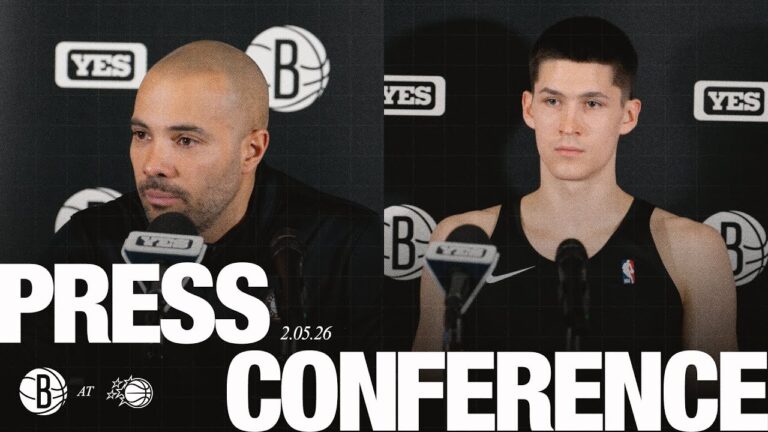 Jordi Fernàndez and Egor Dëmin Postgame Press Conferences vs Orlando