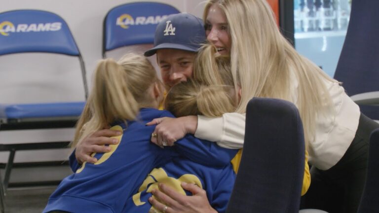 Matthew Stafford’s Family Surprises Him With The ‘Most Valuable Dad’ Award