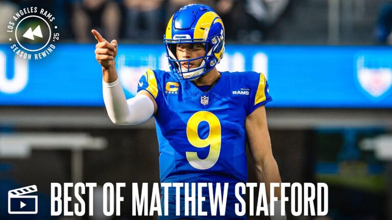 Matthew Stafford’s Top Plays From The 2025 Season