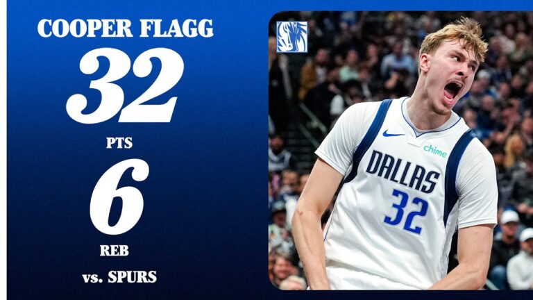 Cooper Flagg (32 PTS 6 REB) vs. San Antonio Spurs February 5, 2026