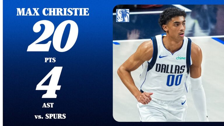 Max Christie (20 Points) vs. San Antonio Spurs February 5, 2026