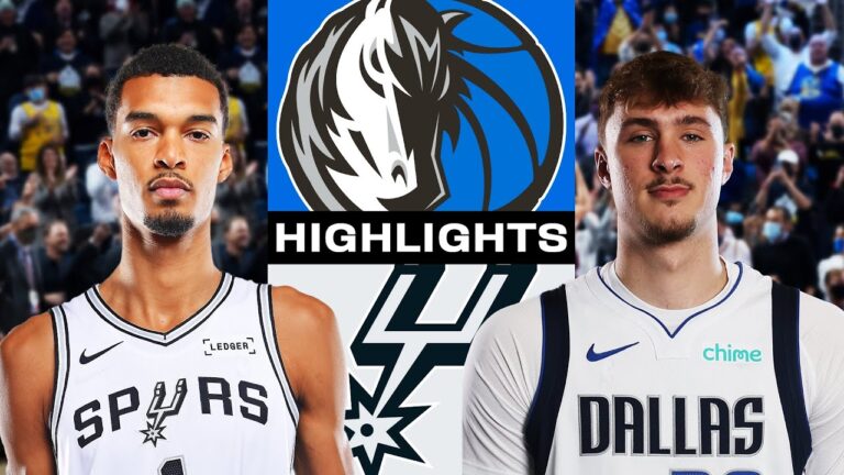 Spurs Get Back-to-Back Wins in Dallas!