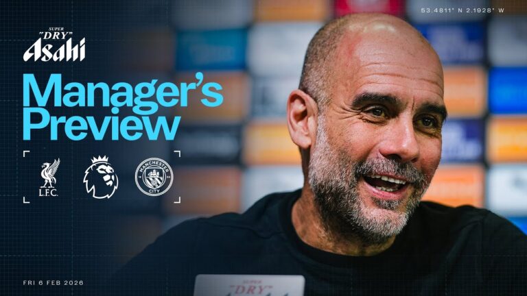 WATCH LIVE! MANAGERS PREVIEW: Pep Guardiola Press Conference Liverpool v Man City Premier League