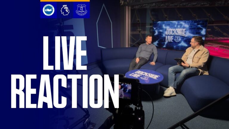 BRIGHTON v EVERTON Live post-match manager reaction