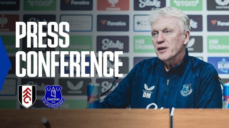 FULHAM v EVERTON David Moyes’ Premier League press conference