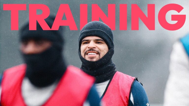 Behind the scenes at Spurs training ahead of Man Utd!