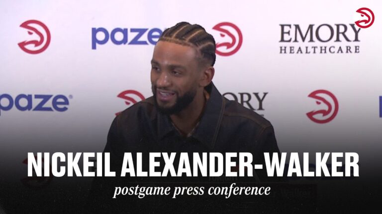 Hawks vs. Jazz Postgame Press Conference: Nickeil Alexander-Walker