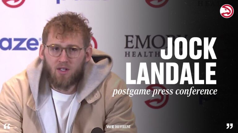 Hawks vs. Jazz Postgame Press Conference: Jock Landale