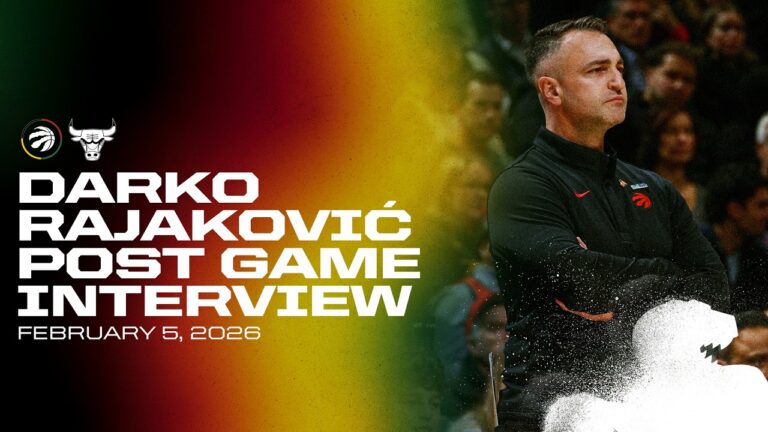 Darko Rajakovic Post Game vs. Bulls February 05, 2026