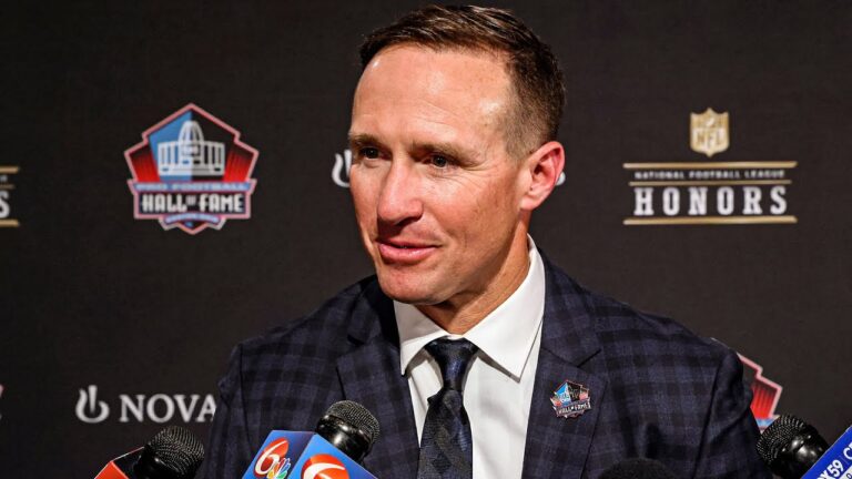 Drew Brees Pro Football Hall of Fame Press Conference 2026 NFL Honors