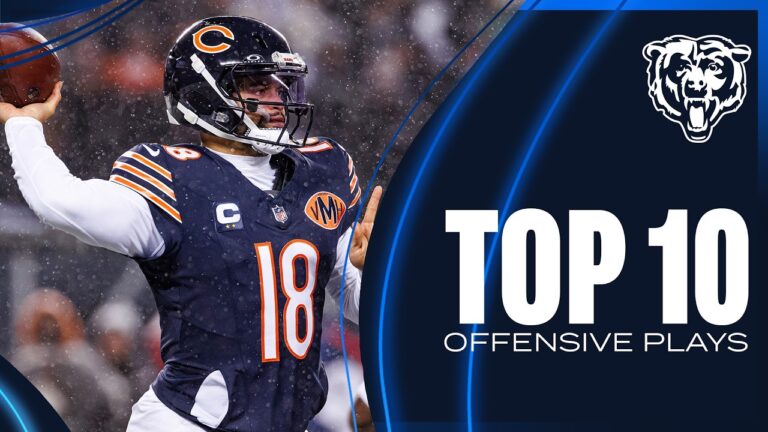 TOP 10: Offensive plays of the 2025 season Chicago Bears