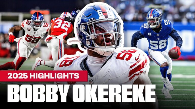 Bobby Okereke Top 2025 Season Highlights New York Giants