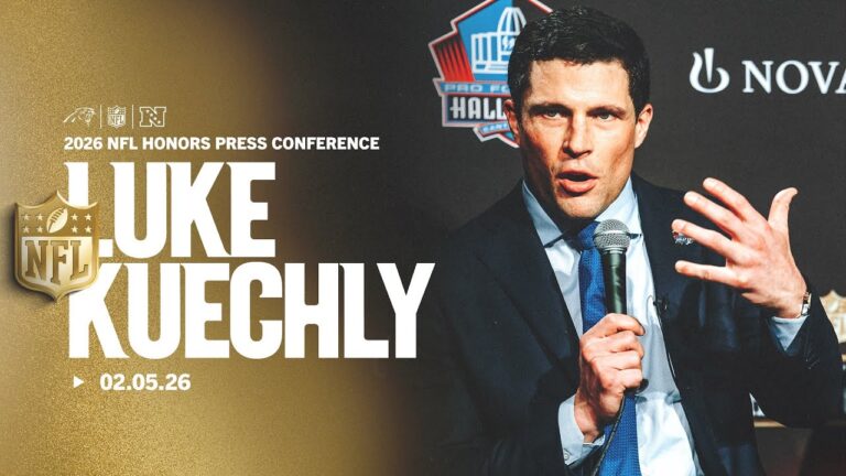 Luke Kuechly Hall of Fame announcement press conference Carolina Panthers