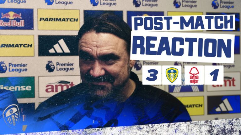 Proud of our boys Daniel Farke reaction Leeds United 3-1 Nottingham Forest